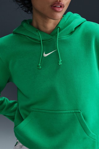 Sweat à capuche ample polaire - Vert foncé - Nike