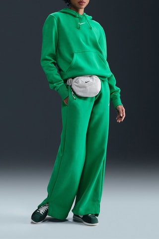 Sweat à capuche ample polaire - Vert foncé - Nike