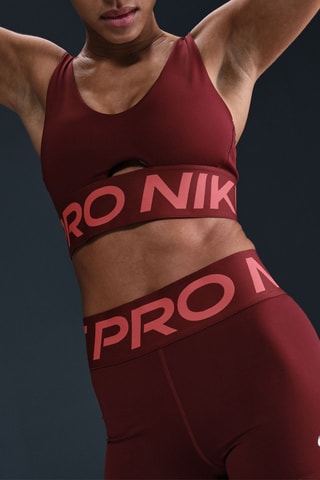 Short taille haute - Rouge foncé - Nike