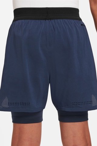 Short de fitness taille haute Multi Tech - Bleu marine - Nike