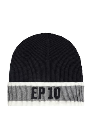 Bonnet - Noir et gris chiné