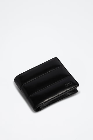 Portefeuille en cuir Armandie - Noir