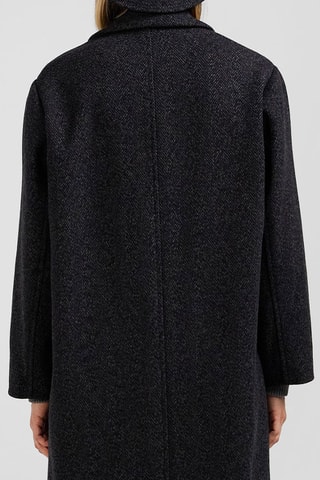Manteau en laine Enjambee - Noir