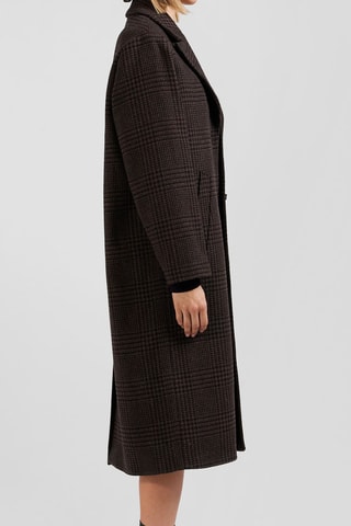 Manteau en laine Enjambee - Marron