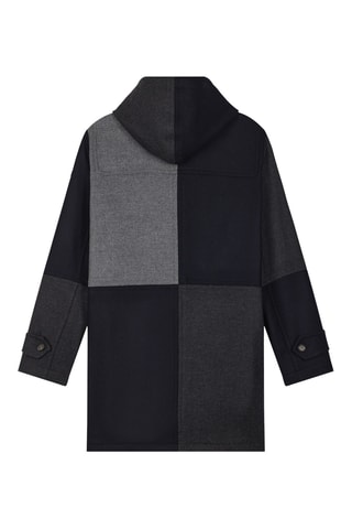 Manteau en laine Redding - Noir et gris foncé
