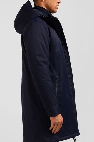 Parka à capuche New Perky - Bleu marine