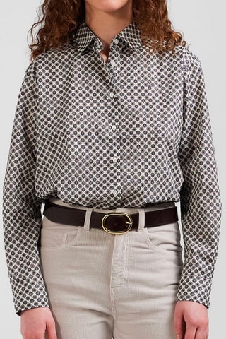 Chemisier Narbonne - Noir et blanc