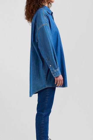 Chemisier en jean Yllana - Bleu