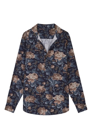 Chemisier X Attitude - Bleu marine et marron