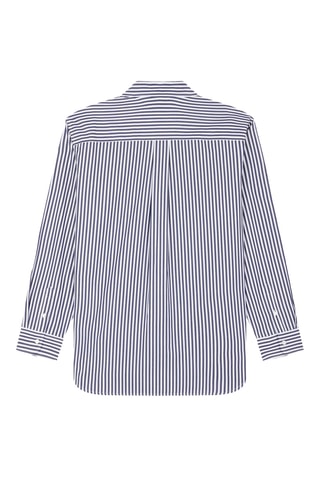 Chemise Baton - Bleu marine et blanc
