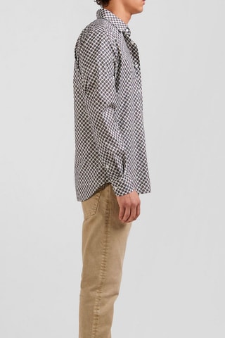 Chemise Happy Print - Blanc