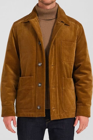 Surchemise en velours Poidevin - Marron