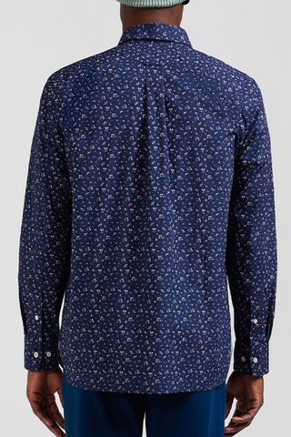 Chemise Pop 60 - Bleu marine