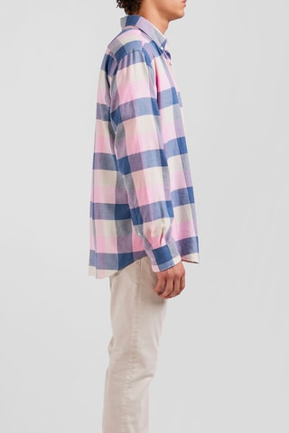 Chemise Check Livigno - Rose et bleu