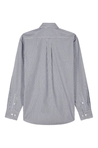 Chemise regular Dobby - Bleu marine