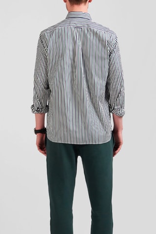 Chemise Précision - Blanc et violet