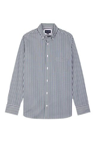 Chemise Précision - Blanc et violet