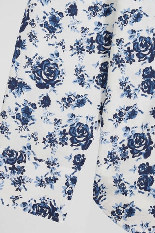 Chemise Albury - Blanc et bleu marine