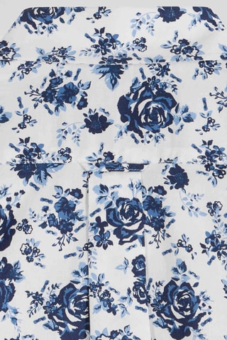 Chemise Albury - Blanc et bleu marine