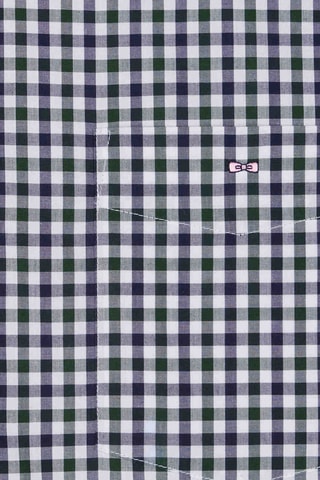 Chemise Zodiaco - Vert et bleu marine