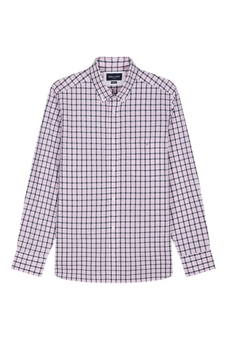 Chemise Zodiaco Check Bicolore - Rose et bleu marine