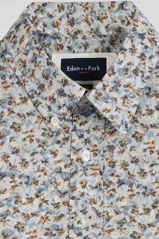 Chemise R Happy Print - Blanc