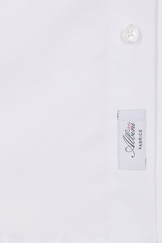 Chemise regular en coton biologique Ottanio Plain - Blanc