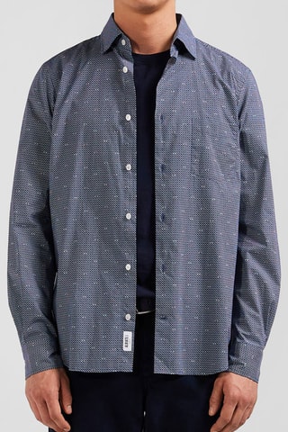 Chemise Happy Print - Ciel