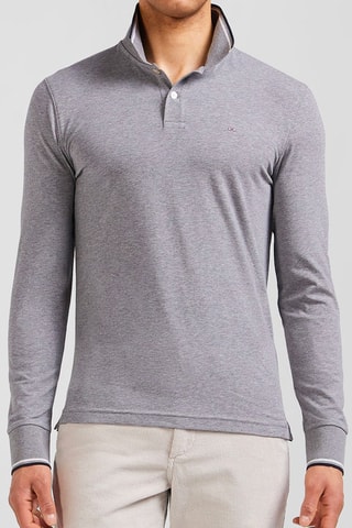 Polo Décalage - Gris