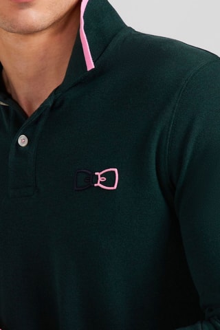 Polo Melee Ordonnee - Vert foncé