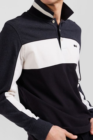 Polo Fenua - Noir et blanc