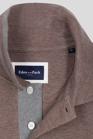 Polo Capitaine Shine - Marron chiné