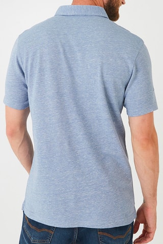 Polo en lin Jour de fête - Bleu-gris