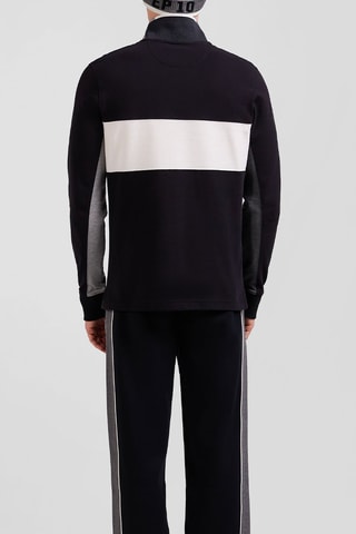 Polo Hexagone - Noir