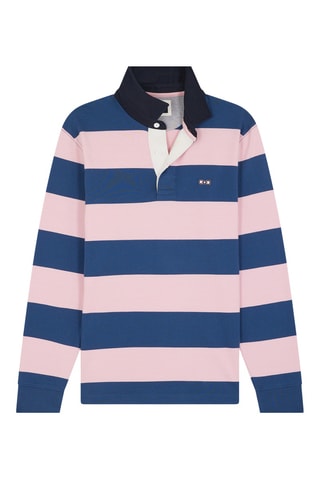 Maillot Mister Rugby - Rose et bleu