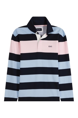 Maillot Parisse - Rose et bleu marine