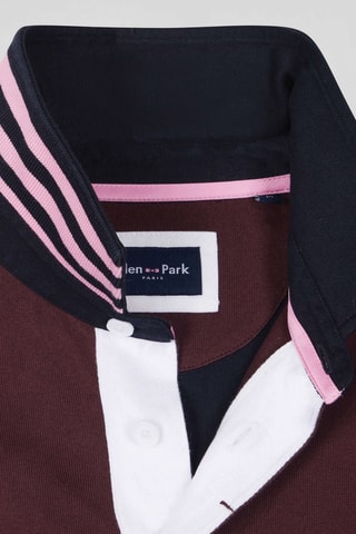 Maillot Castelnaudary - Bordeaux et bleu marine