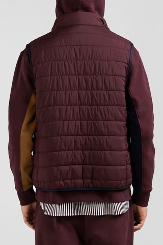 Doudoune sans manches Aileron Nord - Bordeaux