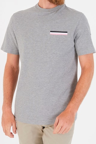 T-shirt Tampon - Gris foncé chiné