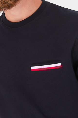 T-shirt Tampon - Bleu marine