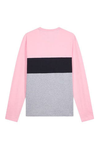 T-shirt Twickers - Rose poudré, noir et gris clair