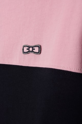 T-shirt Twickers - Rose poudré, noir et gris clair