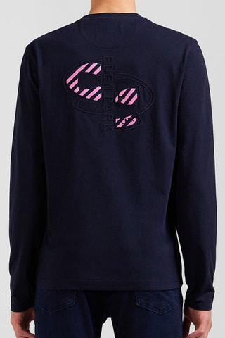 T-shirt Essai Eccorde - Bleu marine