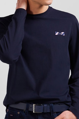 T-shirt Essai Eccorde - Bleu marine