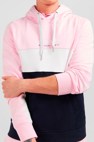 Sweat à capuche Girondin - Rose poudré