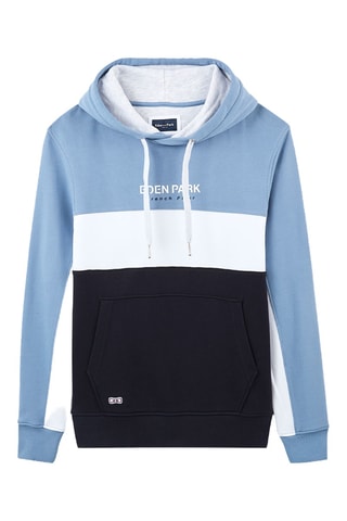 Sweat à capuche Girondin - Ciel et noir