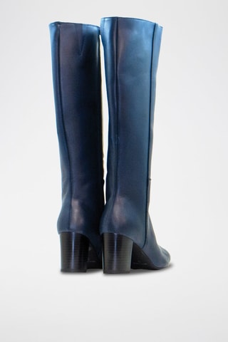 Leren Laarzen - Blauw