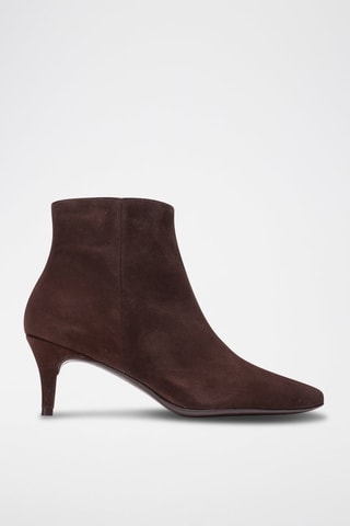 Nubuck Enkellaarzen Bruin