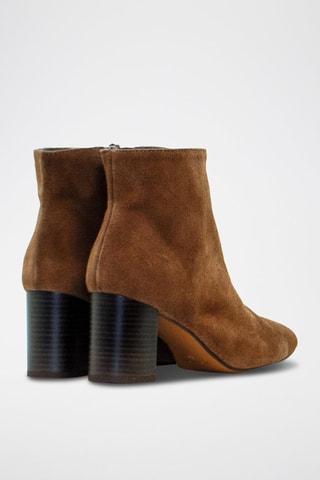 Nubuck Enkellaarzen Anastasia - Camel