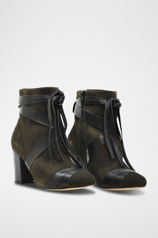 Nubuck Enkellaarzen Lutrell - Kaki